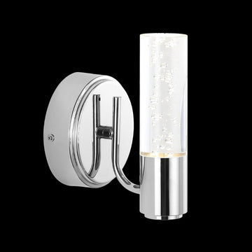 Bolha Minimalist Modern Bubble Acrylic/Iron Integrated LED Vanity Light - JONATHAN Y